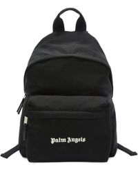 Palm Angels - Logo-Embroidered Zipped Backpack - Lyst