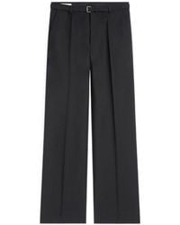 Dries Van Noten - Belted Wool Pants - Lyst
