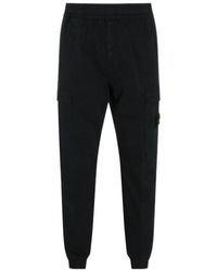 Stone Island - Stretch-Tc Twill Cargo Pants - Lyst