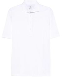 Brunello Cucinelli - Short-Sleeved Polo Shirt - Lyst