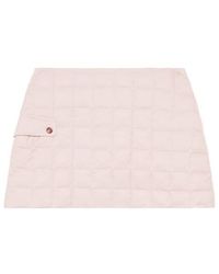 CASABLANCA - Nylon Quilted Mini Skirt - Lyst