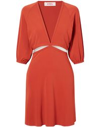 Eres - Cut-Out Stretch-Jersey Mini Dress - Lyst