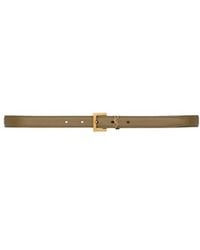 Saint Laurent - Cassandre Thin Belt - Lyst