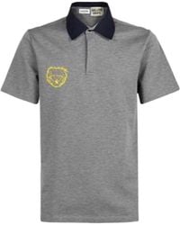 Lanvin - Short-Sleeved Lapel Polo Shirt - Lyst