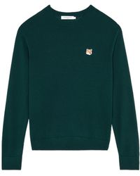 Maison Kitsuné - Fox Head Patch Sweater - Lyst
