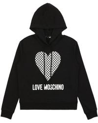 Moschino - Logo Hooded Sweater - Lyst