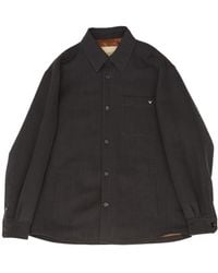 Valentino - ヴァレンティノ ロゴプレート ボタンアップ ジャケット - Lyst