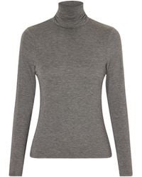 Nili Lotan - Stretch-Jersey Turtleneck Top - Lyst