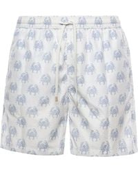 Eleventy - Crab Print Swimwear - Lyst