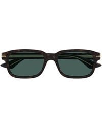Montblanc - Eyewear Rectangular Frame Sunglasses - Lyst