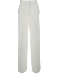 Semicouture - Pressed-Crease Straight-Leg Trousers - Lyst