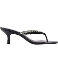 STAUD - Kitten-Heel Sandals - Lyst