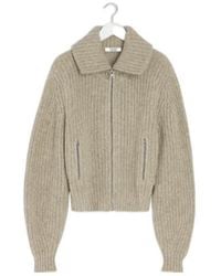 Lemaire - Long Sleeved Zipped Cardigan - Lyst
