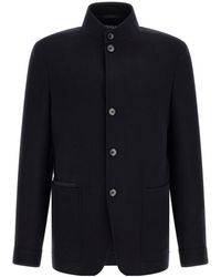ZEGNA - Il Conte High-Collar Jacket - Lyst