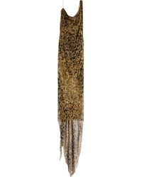 Celine - Long Draped Dress - Lyst