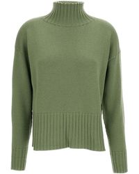 Drumohr - Long-Sleeve High-Neck Sweater - Lyst