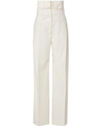 Rohe - High-Rise Wide-Leg Virgin Wool Pants - Lyst