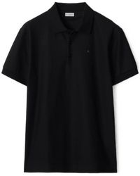 Burberry - Ekd Embroidered Short Sleeved Polo Shirt - Lyst
