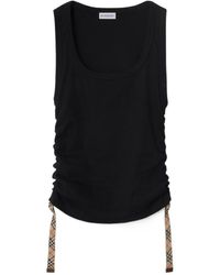 Burberry - Ruched Top - Lyst