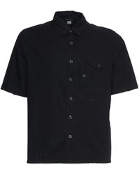 C.P. Company - Short Sleeve Poplin Shirt - Lyst
