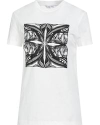 Max Mara - Solid Crew Neck T-Shirt - Lyst