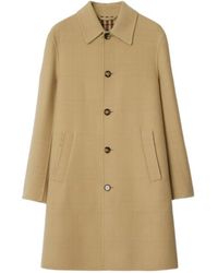 Burberry - Mid-Length Wool Car Coat - Lyst