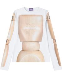 Jean Paul Gaultier - Le Top Wooden-Body T-Shirt - Lyst
