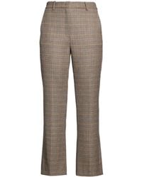 Weekend by Maxmara - Plaid Flared Pants - Lyst