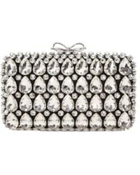 Self-Portrait - Bow Embellished Clutch Bag - Lyst