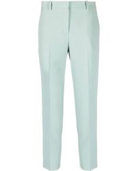 Theory - Tapered Cropped Trousers - Lyst