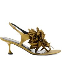 Proenza Schouler - Tee Floral-Appliqué Sandals - Lyst