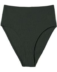 TOTEME - Smocked High-Waist Bikini Bottoms - Lyst