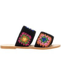 Manebí - Manebí Yucatán Crochet Two Bands Sandals - Lyst