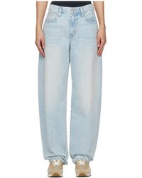 SLVRLAKE Denim - Ella Mid-Rise Denim Trousers - Lyst