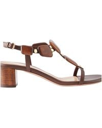 Gianvito Rossi - Munduk Wood-Embellished Heeled Sandals - Lyst