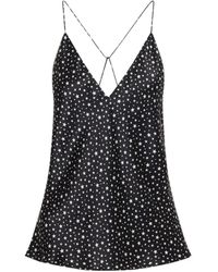 Nili Lotan - Star-Pattern Slip Mini Dress - Lyst