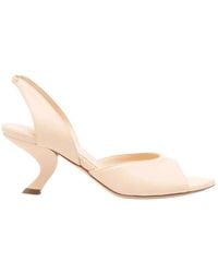 Vic Matié - Slingback Open-Toe Sandals - Lyst