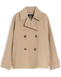 Weekend by Maxmara - Wkdfantino Double-Breasted Coat - Lyst