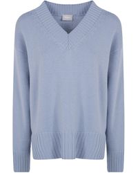 Drumohr - Oversized V Neck Sweater - Lyst