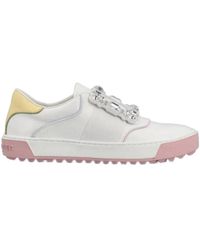 Roger Vivier - Very Vivier Strass Buckle Sneakers - Lyst
