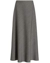 Alberta Ferretti - Bell Chevron Maxi Skirt - Lyst