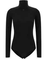 Courreges - Courrèges Jersey Mockneck Bodysuit - Lyst