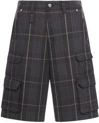 Dior - Homme Checked Cargo Shorts - Lyst