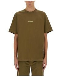 Helmut Lang - Logo Printed Crewneck T-Shirt - Lyst
