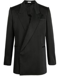 McQueen - Double Breasted Tailored Blazer - Lyst