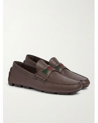 Gucci - Driver With Web Detail - Lyst