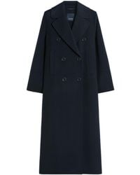 Max Mara - Virgin Wool Double-Breasted Coat - Lyst