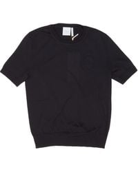 Dior - Embroidered Médaillon Short-Sleeved Sweater - Lyst