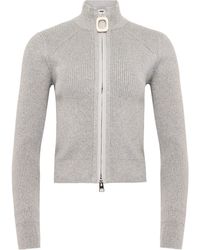 JW Anderson - Jw Anderson Fitted Zip-Up Cardigan - Lyst