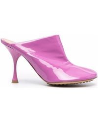 Bottega Veneta - Dot Sock Mules - Lyst